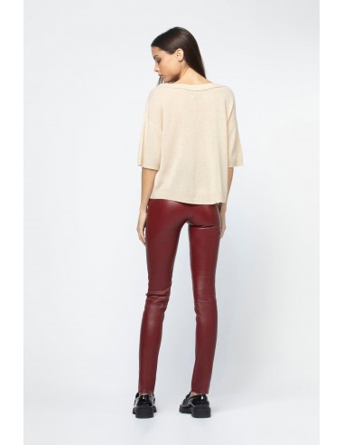 PERLEGGING en cuir Pour